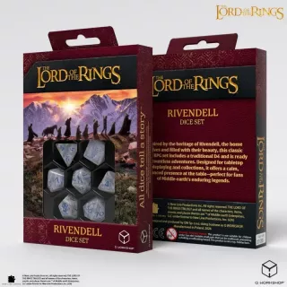 Набір кубиків The Lord of the Rings: Rivendell Dice Set - Stone Набір кубиків The Lord of the Rings: Rivendell Dice Set - Stone