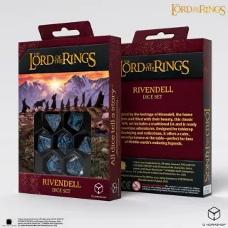 Набір кубиків The Lord of the Rings: Rivendell Dice Set - Water Набір кубиків The Lord of the Rings: Rivendell Dice Set - Water