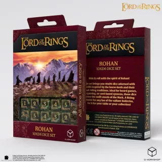 Набір кубиків The Lord of the Rings: Rohan 10xD6 Dice Set Набір кубиків The Lord of the Rings: Rohan 10xD6 Dice Set