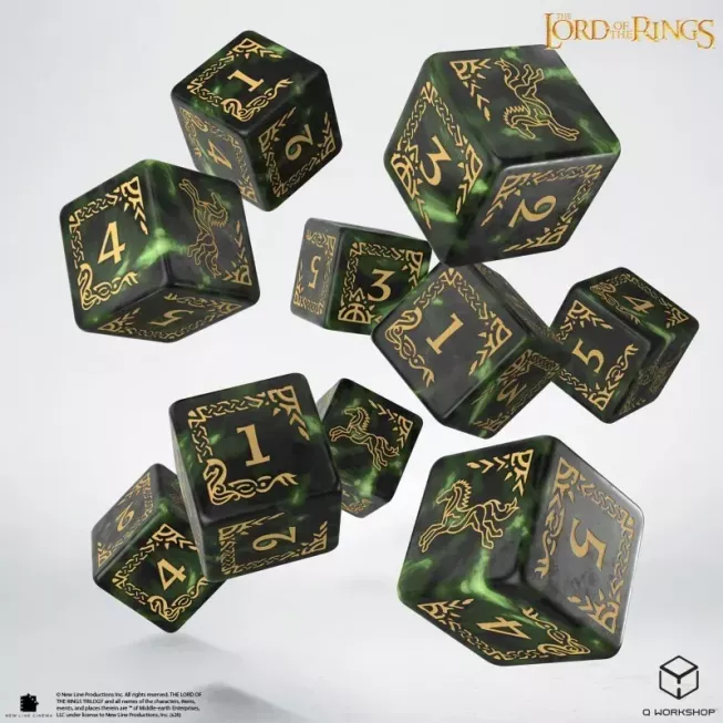 Набір кубиків The Lord of the Rings: Rohan 10xD6 Dice Set