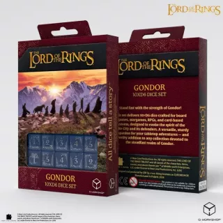 Набір кубиків The Lord of the Rings: Gondor 10xD6 Dice Set Набір кубиків The Lord of the Rings: Gondor 10xD6 Dice Set
