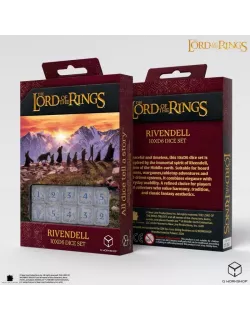 Набір кубиків The Lord of the Rings: Rivendell 10xD6 Dice Set - Stone Набір кубиків The Lord of the Rings: Rivendell 10xD6 Dice Set - Stone
