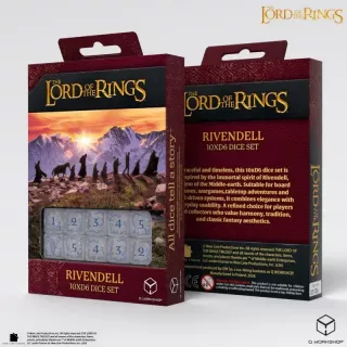 Набір кубиків The Lord of the Rings: Rivendell 10xD6 Dice Set - Stone Набір кубиків The Lord of the Rings: Rivendell 10xD6 Dice Set - Stone