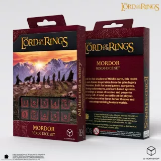 Набір кубиків The Lord of the Rings: Mordor 10xD6 Dice Set Набір кубиків The Lord of the Rings: Mordor 10xD6 Dice Set
