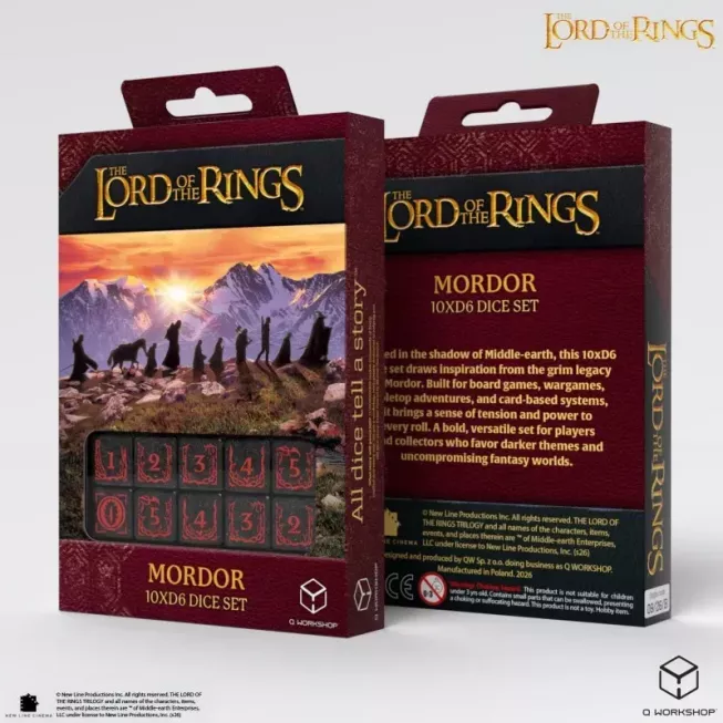 Набір кубиків The Lord of the Rings: Mordor 10xD6 Dice Set