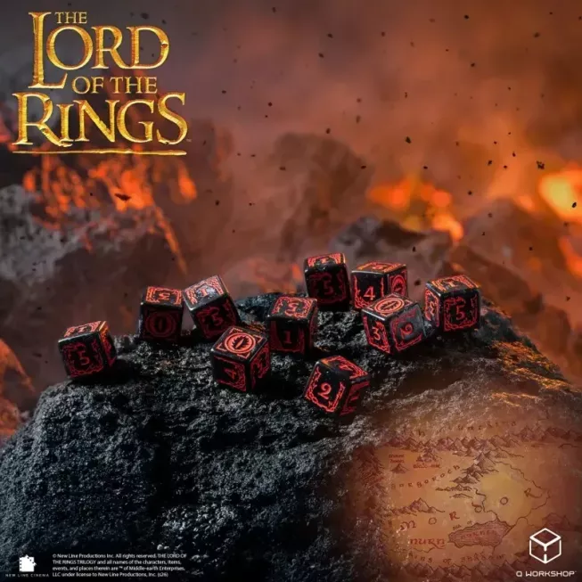 Набір кубиків The Lord of the Rings: Mordor 10xD6 Dice Set