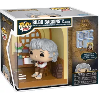 Фігурка Більбо Беггінс у Торбиному Куті - Funko POP Nooks Lord of the Rings: Bilbo Baggins in Bag-End