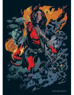 Unmatched: Hellboy Premium Art Sleeves