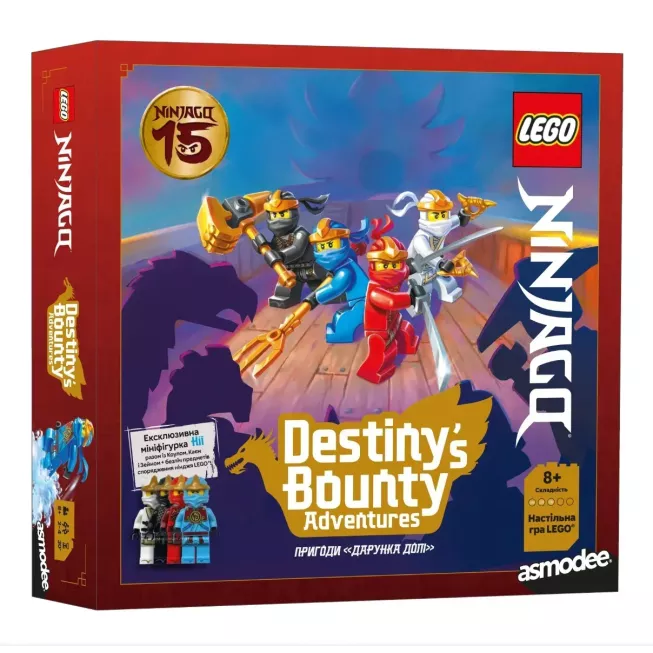 Настільна гра Lego: Ninjago – Пригоди «Дарунка долі» (LEGO: NINJAGO – Destiny’s Bounty Adventures)