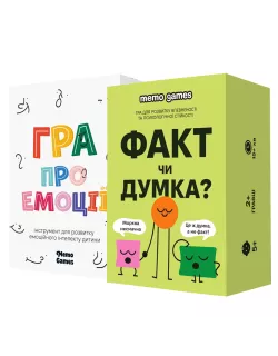 Набір розвивальних ігор "Думки та Емоції" Набір розвивальних ігор "Думки та Емоції"