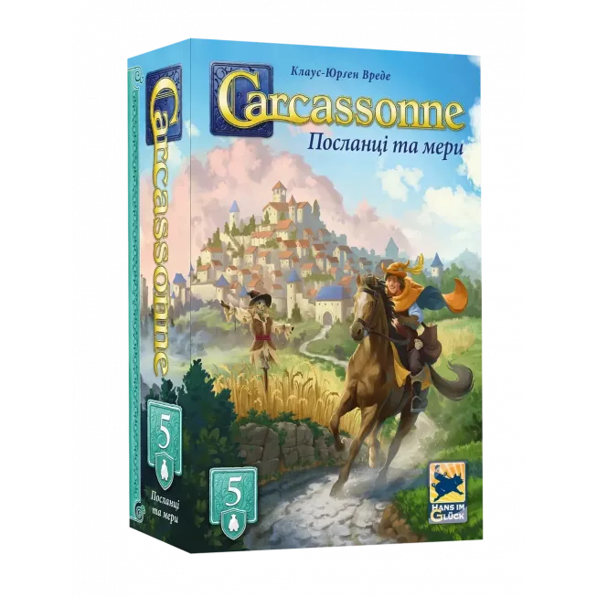 Настільна гра Каркасон: Посланці та мери (Carcassonne: Abbey and Mayor)