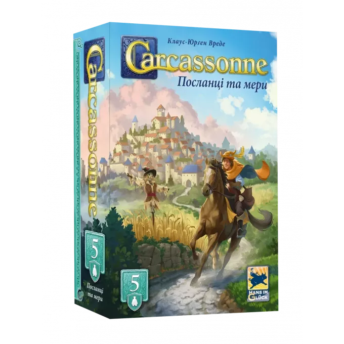 Настільна гра Каркасон: Посланці та мери (Carcassonne: Abbey and Mayor)