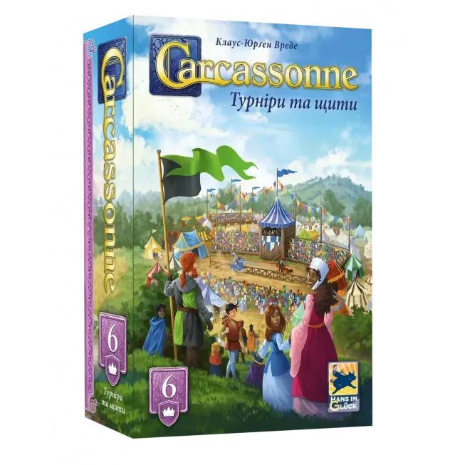 Настільна гра Каркасон: Турніри та щити (Carcassonne: Jousts and Crests)