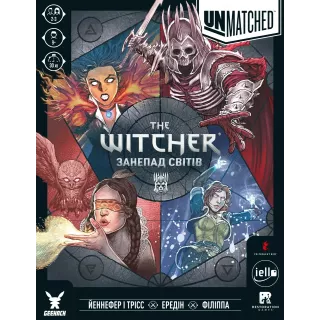 Настільна гра Unmatched: The Witcher. Занепад світів (Realms Fall)