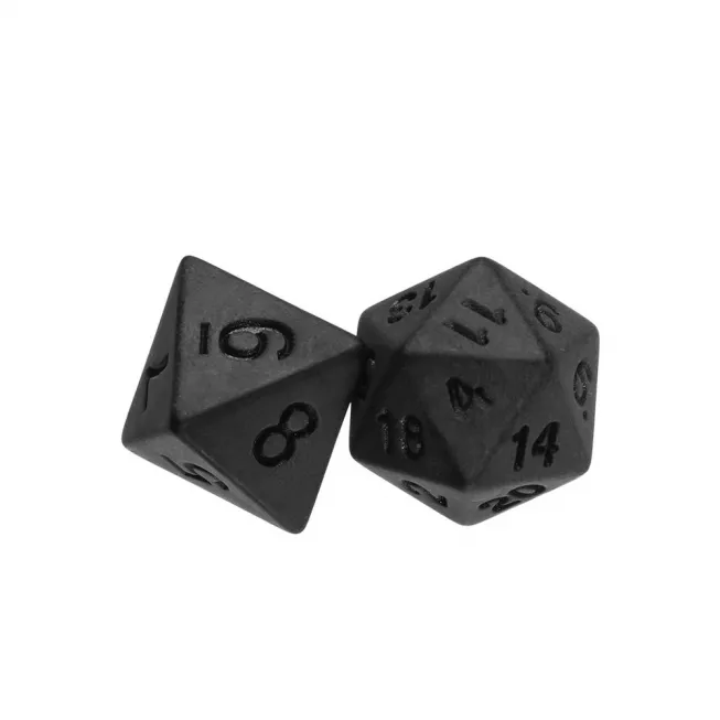Набір кубиків Black Polyhedral Dice Set: купити за кращою ціною в Україні