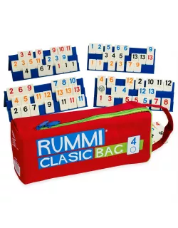 Настільна гра Rummy Classic в дорожній сумочці. Великі фішки (Руммі Класик)