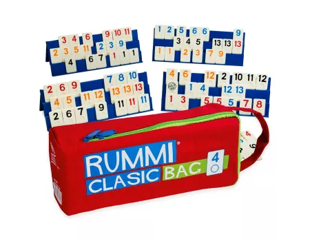 Настільна гра Rummy Classic в дорожній сумочці. Великі фішки (Руммі Класик)