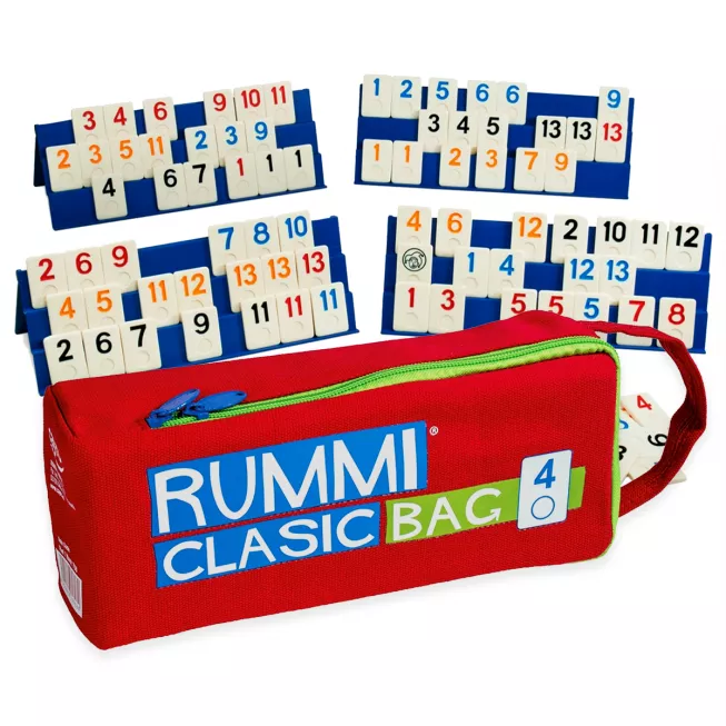 Настільна гра Rummy Classic в дорожній сумочці. Великі фішки (Руммі Класик)