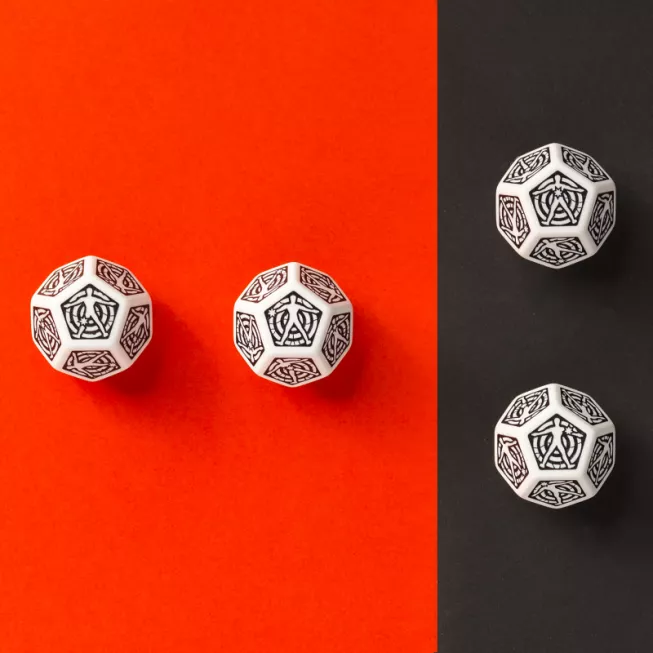 Кубик D12 Hit Location White & Black Die: купити за кращою ціною в Україні