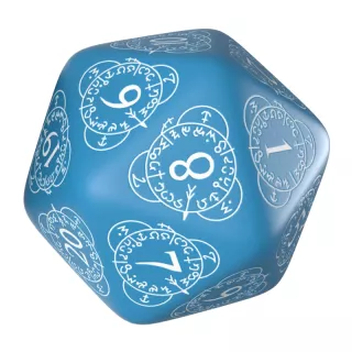 Кубик D20 Level Counter Blue & White Die