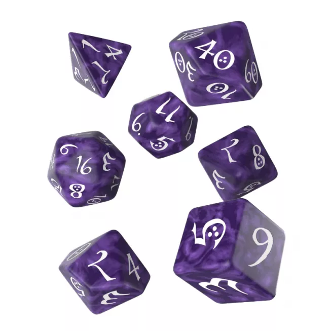 Набір кубиків Classic RPG Lavender & white Dice Set (7): купити за кращою ціною в Україні