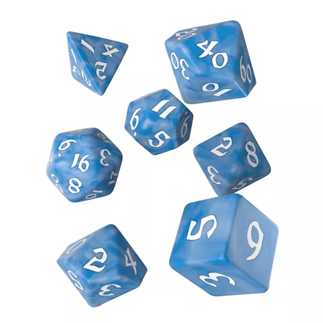 Набір кубиків Classic Runic Glacier & White Dice Set (7): купити за кращою ціною в Україні