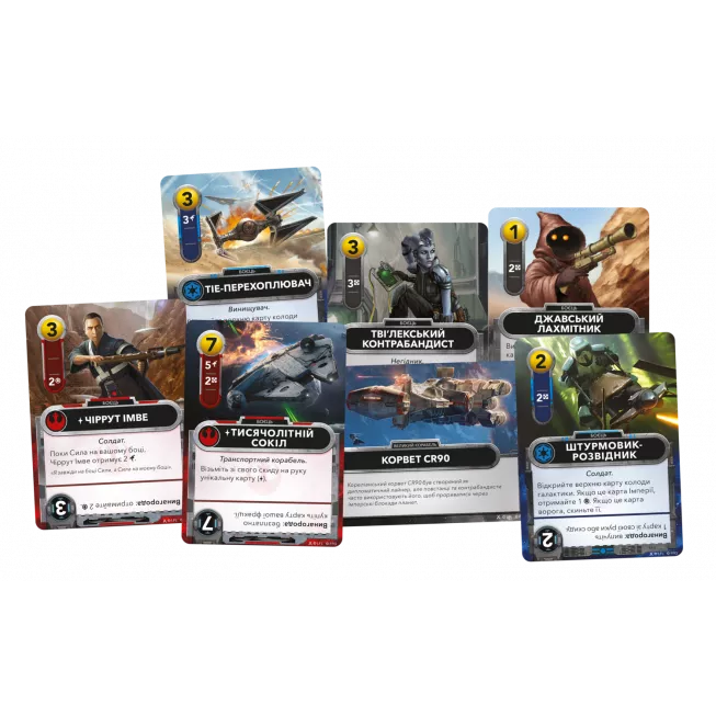 Зоряні війни. Колодобудівна гра (Star Wars: The Deckbuilding Game): купити за кращою ціною в Україні