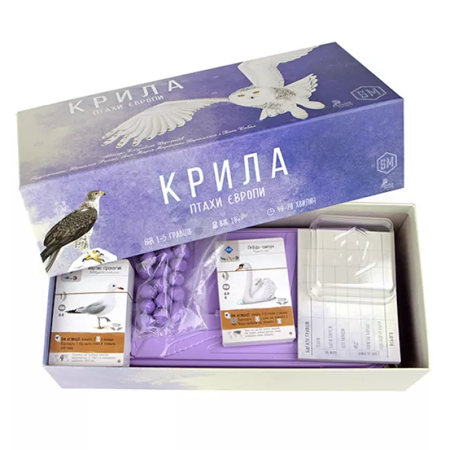 Крила. Птахи Європи (Wingspan European Expansion): купити за кращою ціною в Україні