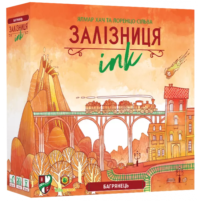 Залізниця Inc. Багрянець (Railroad Ink: Blazing Red Edition): купити за кращою ціною в Україні