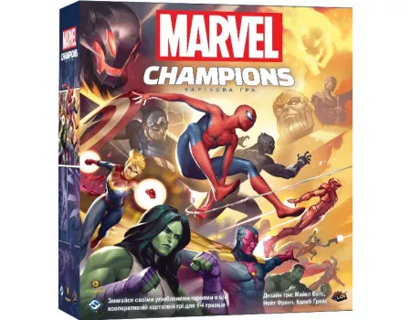Настільна гра Marvel Champions. Карткова гра (Чемпіони Марвел)