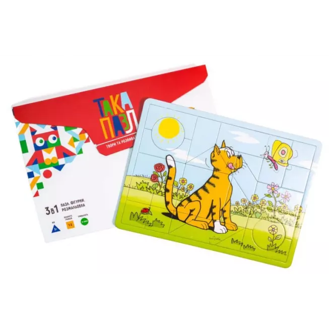 Така Пазл 3 в 1 - Котик: купити за кращою ціною в Україні