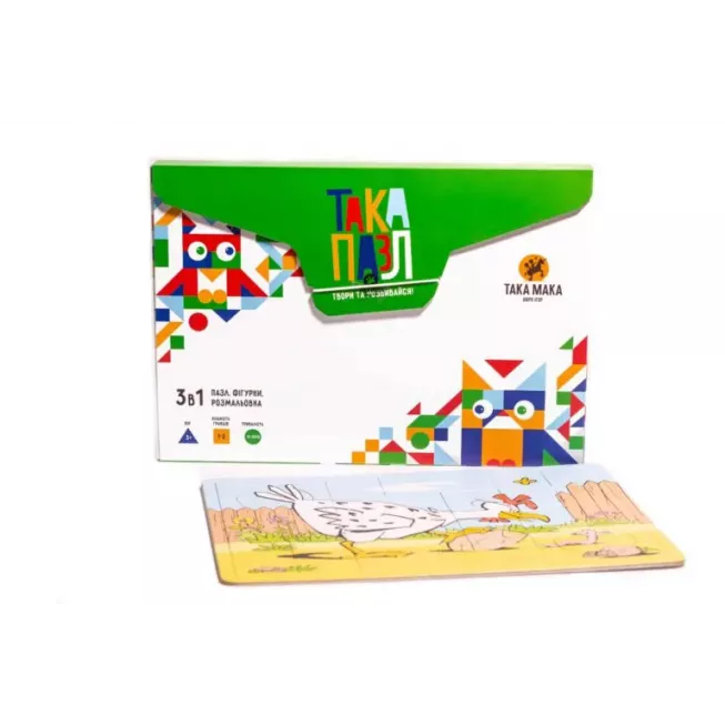Така Пазл 3 в 1 - Курочка: купити за кращою ціною в Україні