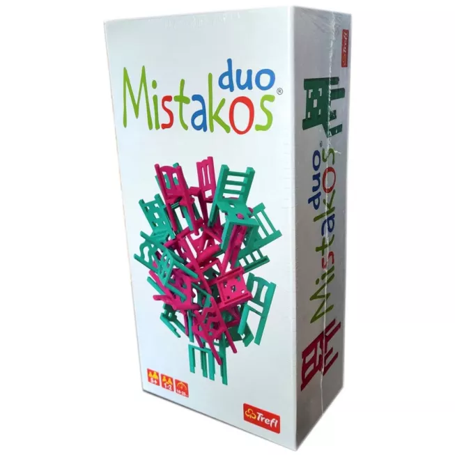 Настільна гра Стільчики Дуель (Mistakos DUO) Рожево-блакитний: купити за кращою ціною в Україні