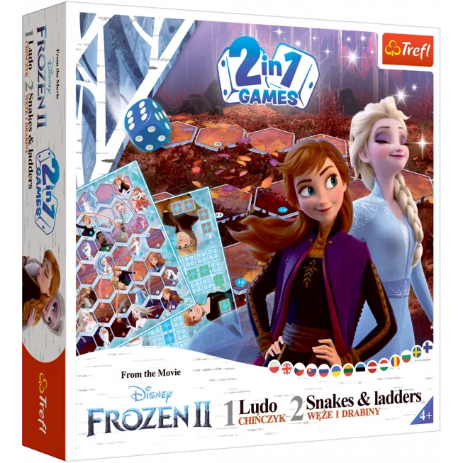 Лудо + Змії і Драбини 2 в 1: Крижане Серце 2: купити за кращою ціною в Україні