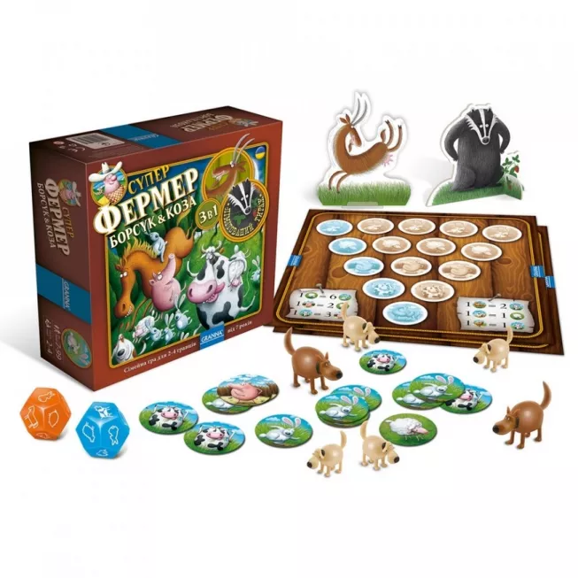 Суперфермер 3 в 1 Борсук & Коза: купити за кращою ціною в Україні