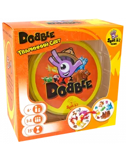 Настільна гра Dobble Тваринний Світ (Доббл Animals)