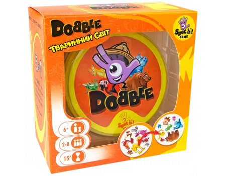Настільна гра Dobble Тваринний Світ (Доббл Animals)