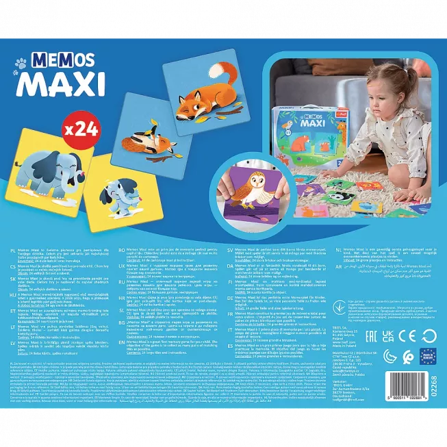 Мемос MAXI Батьки та діти тварин: купити за кращою ціною в Україні