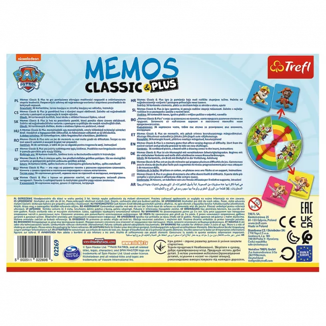 Мемос Класичний: Щенячий патруль (36 карт): купити за кращою ціною в Україні