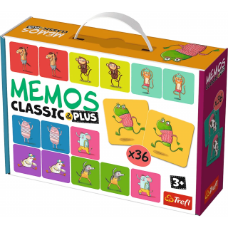 Настільна гра Мемос Класичний: Рухайся та грай (36 карт)