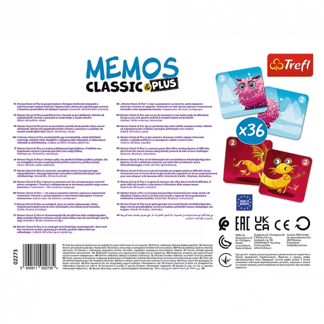 Мемос Класичний: Милі монстрики (36 карт): купити за кращою ціною в Україні