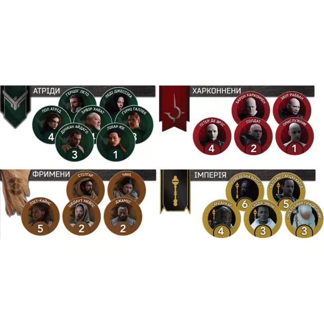 Дюна: Гра про війну та дипломатію (Dune: A Game of Conquest and Diplomacy): купити за кращою ціною в Україні