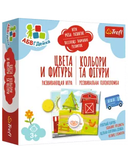 Настільна гра АБВГДейка - Кольори та фігури Trefl