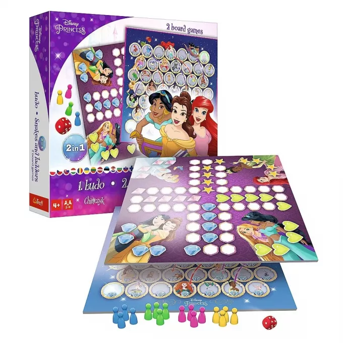 Лудо + Змії і Драбини 2 в 1: Принцеси Disney: купити за кращою ціною в Україні