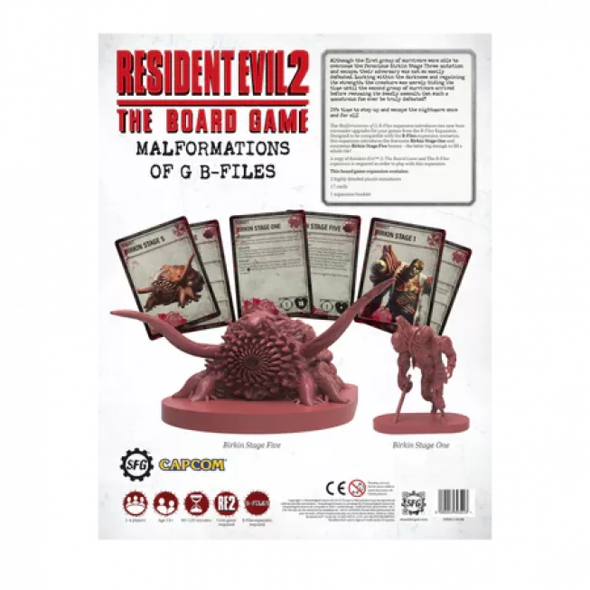 Resident Evil 2: The Board Game - Malformations of G B-Files Expansion: купити за кращою ціною в Україні