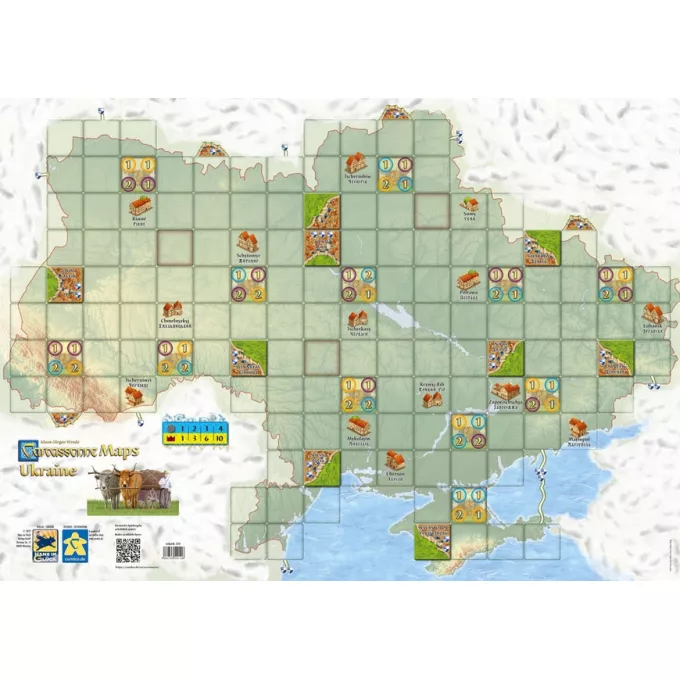 Карта України до гри Каркасон (Carcassonne): купити за кращою ціною в Україні