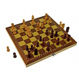 Настільна гра Шахи дерев'яні з магнітом (29х29х2 см)