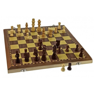 Настільна гра Шахи дерев'яні з магнітом (39х39х2 см)