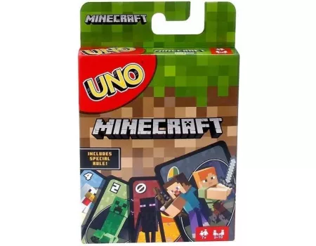 Настільна гра Уно Майнкрафт (UNO Minecraft)