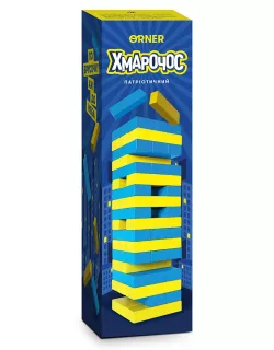Настільна гра Хмарочос Патріотичний (Дженга)